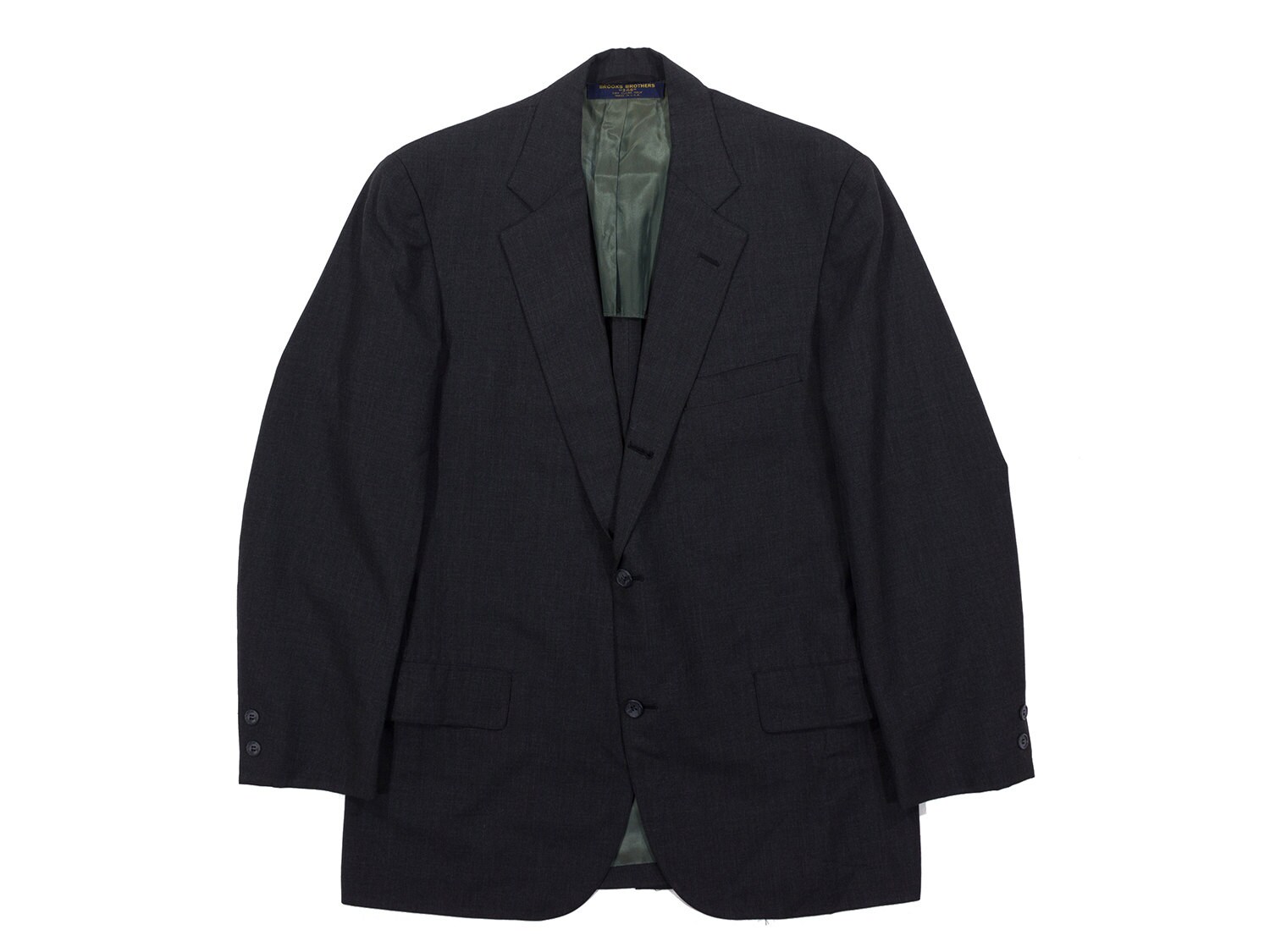 Charcoal Grey Brooks Brothers Jacket Suit 346 Sack Blazer - Etsy