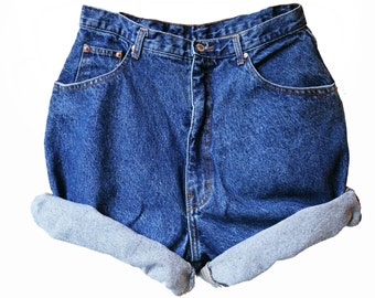 SALE - Vintage High Waisted Dark Wash
