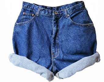 Vintage High Waisted Dark Wash