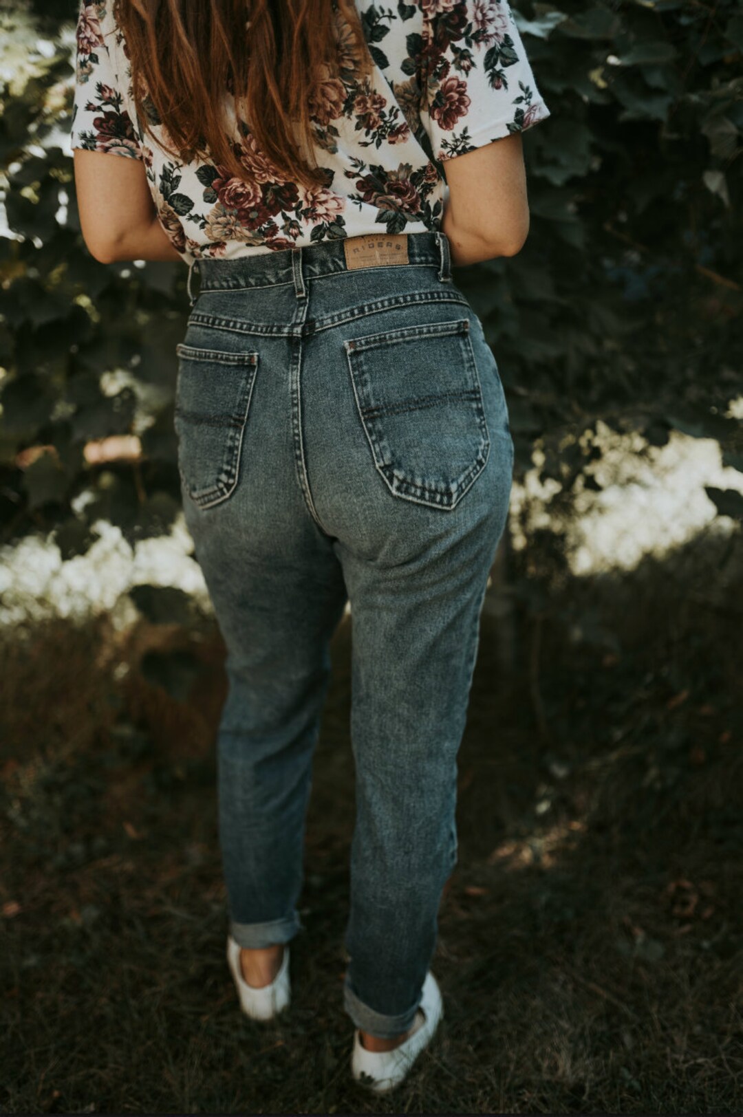Jean vintage taille haute hot sale