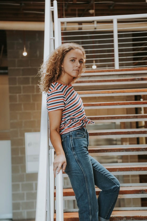 High Waisted Denim Jeans - image 3