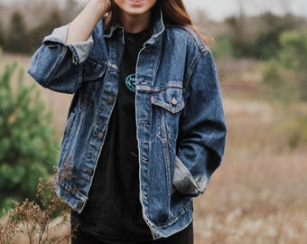 Vintage Denim Jacket - Etsy Vintage Denim Jacket - Etsy
