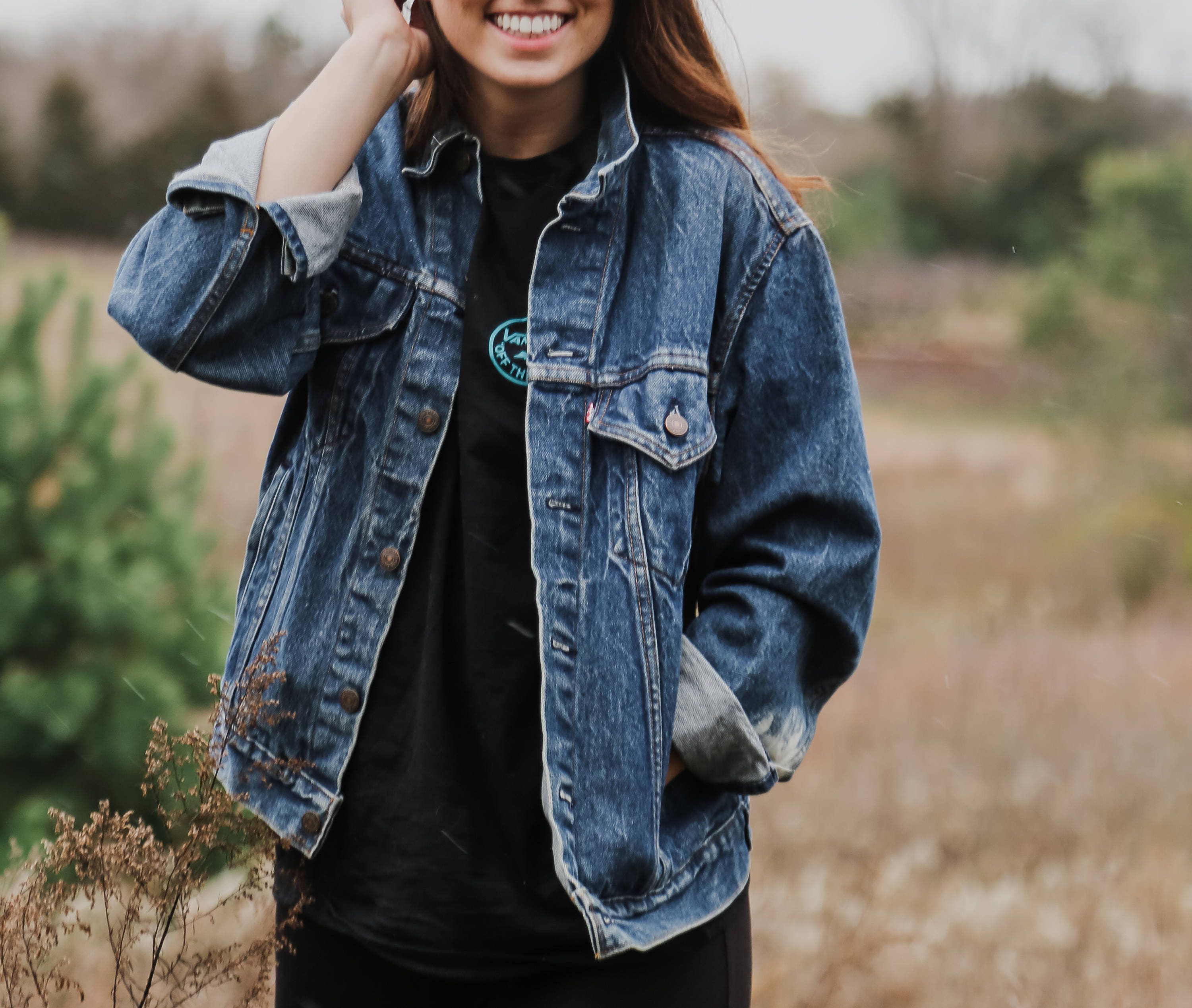 Vintage Denim Jacket - Etsy Vintage Denim Jacket - Etsy