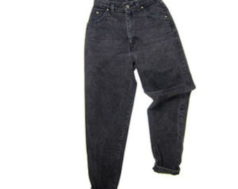 SALE - Black High Waisted Denim Pants