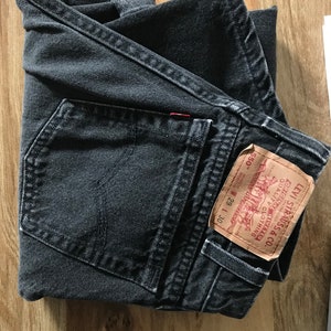 SALE Black High Waisted Denim Pants image 7