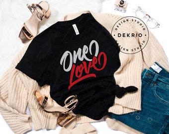 One Love Svg Etsy