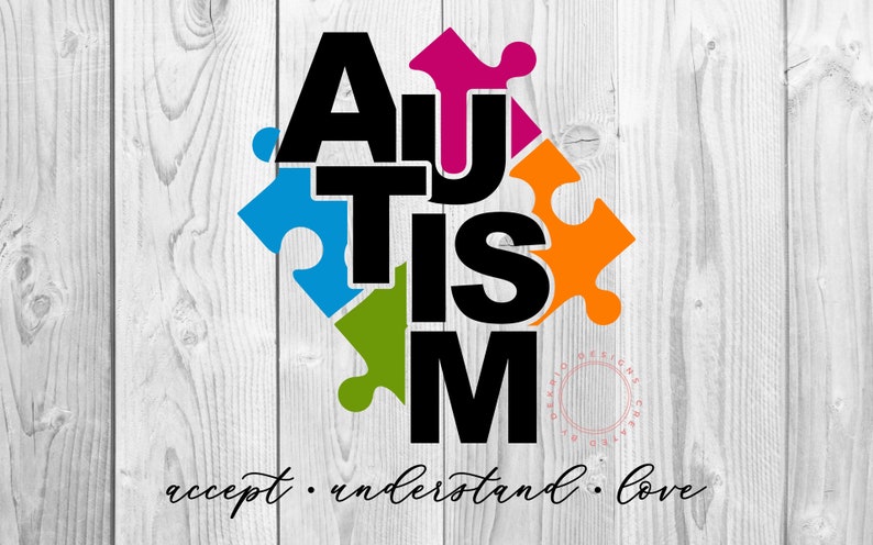 Autism Svg Autism Awareness Acceptance Love Shirt Svg | Etsy
