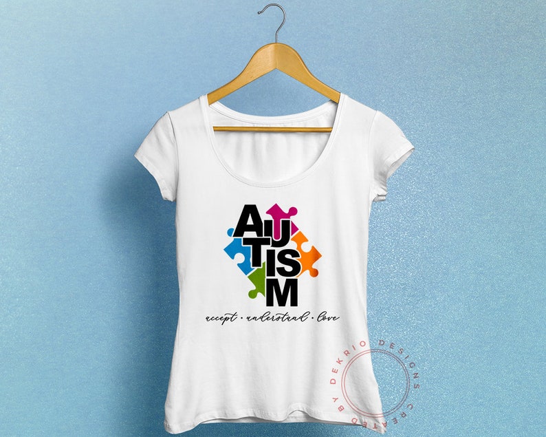 Download Autism Svg Autism Awareness Acceptance Love Shirt Svg | Etsy