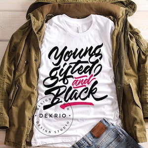 Young Gifted and Black Svg, Png Dxf Eps Pdf Files