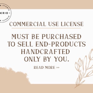 Licence commerciale pour vendre des produits finis à partir de conceptions numériques par Dekrio Design Studio