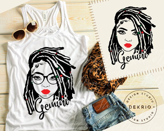 Download Gemini Svg Dreads Svg May & June Birthday Svg PNG EPS DXF | Etsy