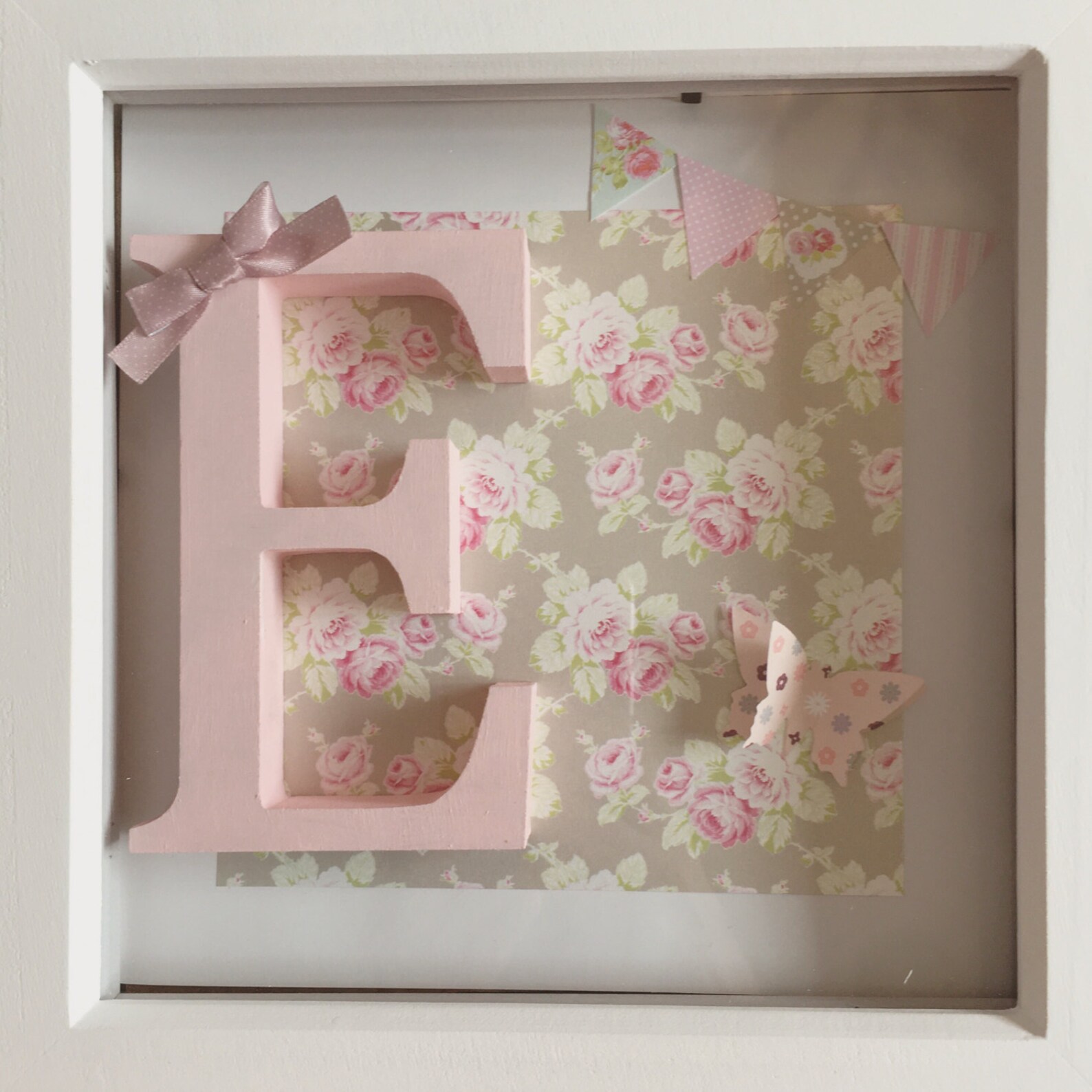 Initial Box Frame Etsy UK