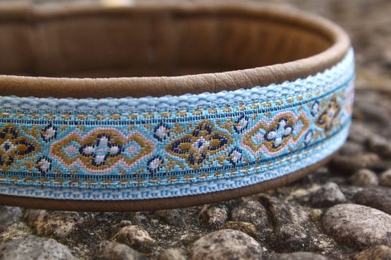 variations to choose Dog collar padded with leather