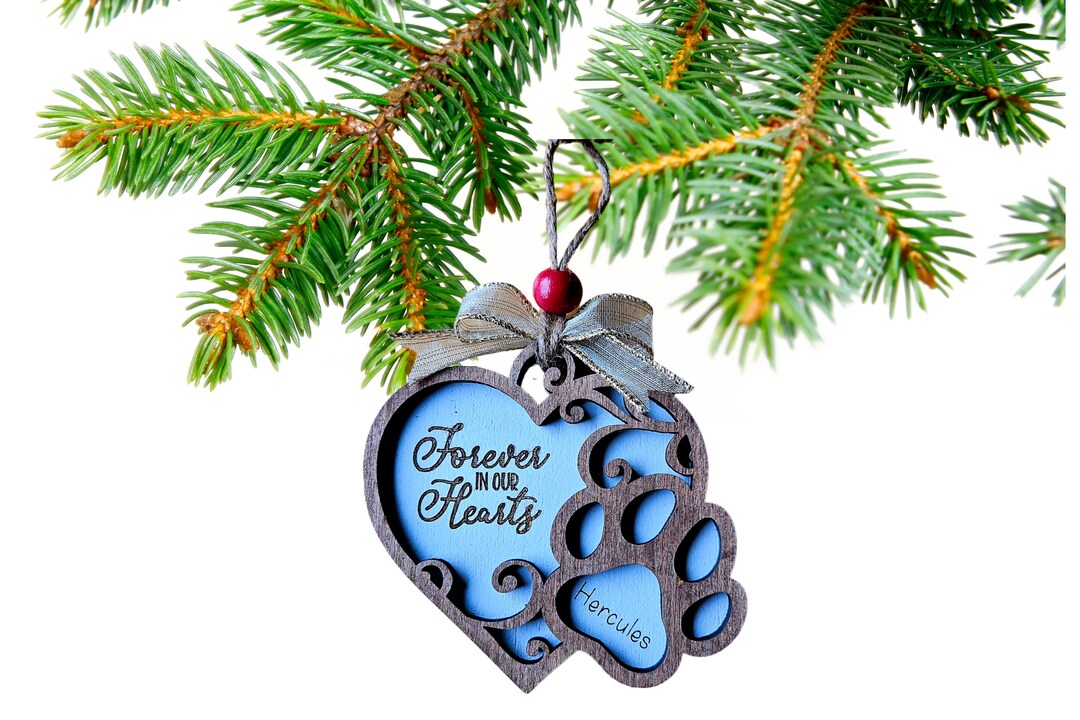 Personalized Pet Memorial Ornament Pet Loss Ornament Etsy