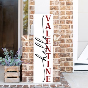 Valentine Porch Decor Valentine Day Decor Valentine Porch Sign Valentine Home Decor Outdoor Winter Decor image 2