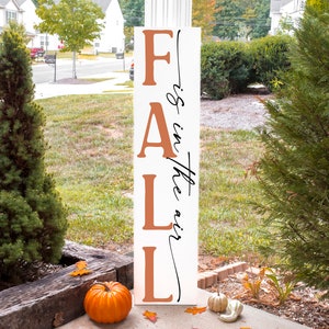 Reversible Fall Christmas Porch Sign Fall Porch Sign Front Porch Fall ...