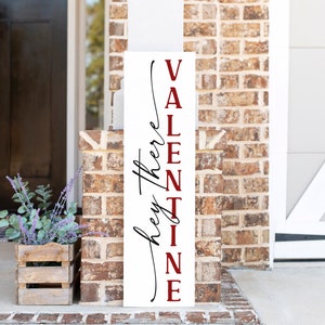 Valentine Porch Decor Valentine Day Decor Valentine Porch Sign Valentine Home Decor Outdoor Winter Decor image 1