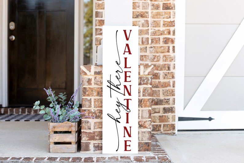 Valentine Porch Decor Valentine Day Decor Valentine Porch Sign Valentine Home Decor Outdoor Winter Decor image 1