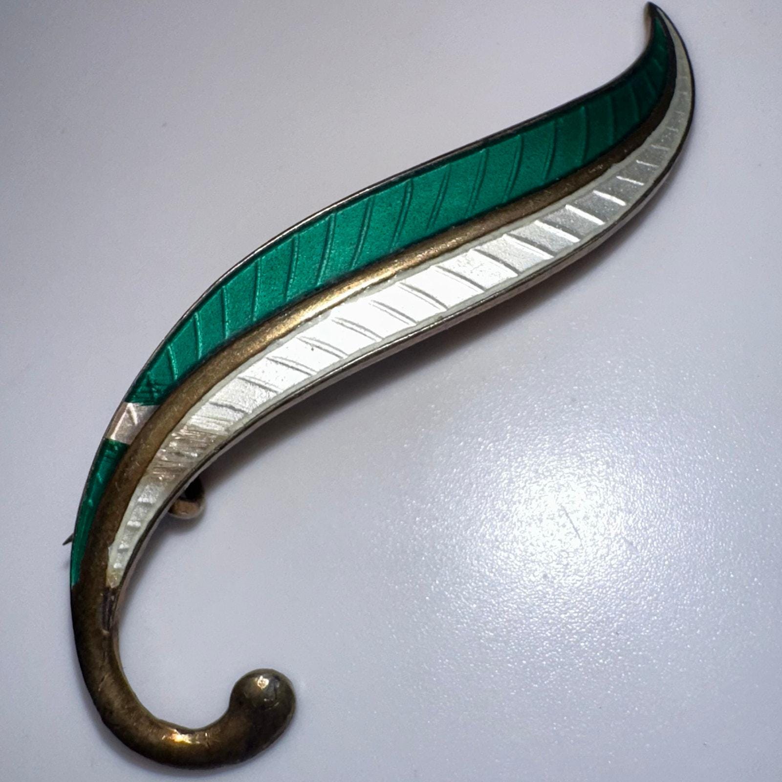 Vintage Albert Scharning 14K Gold Pearl Bar Brooch Pin 585 [with stamp]✨ Albert Scharning - Etsy main image 2
