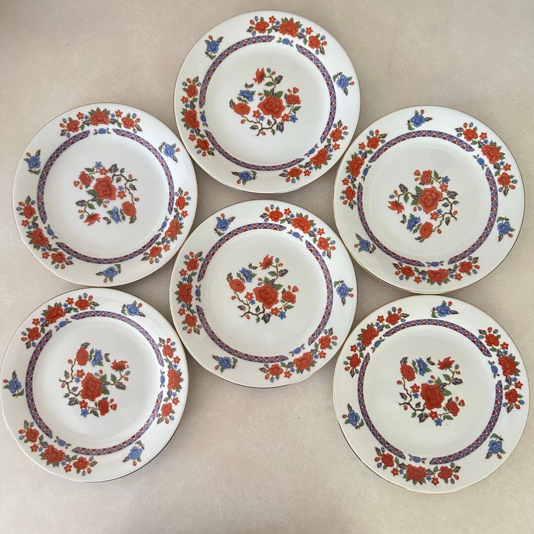 lenox 花柄皿 5枚セット Lenox Dutch Lace China Set: Floral Plates & Bowls - Etsy