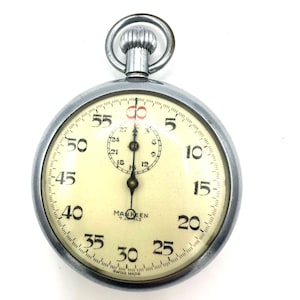 Vintage Swiss Stopwatch - Etsy