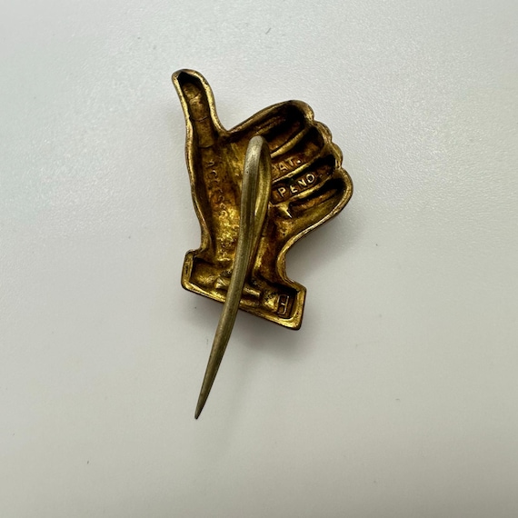 Vintage 1940s British War Relief Society gold tone th… - Gem