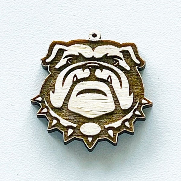 Bulldog blanks, earring blanks, dog cutouts