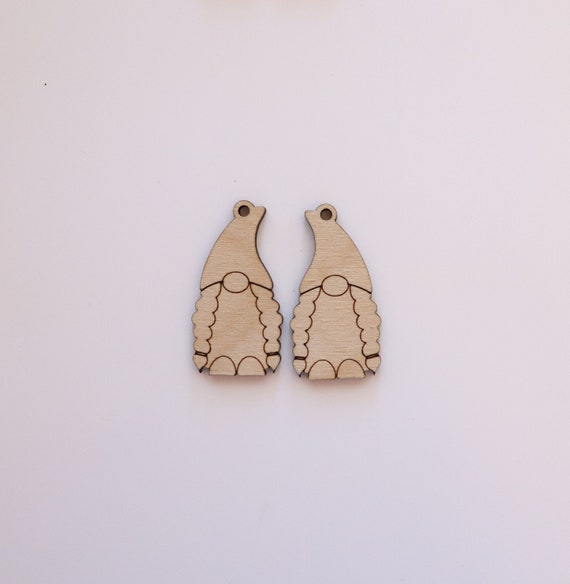 Bulk Gnome Wooden Earring BLANKS, Jewelry Blanks, Earring Blanks, Make Your  Own Jewelry Wood Blanks, DIY Jewelry, Wood Gnomes, Cute Gnomes 