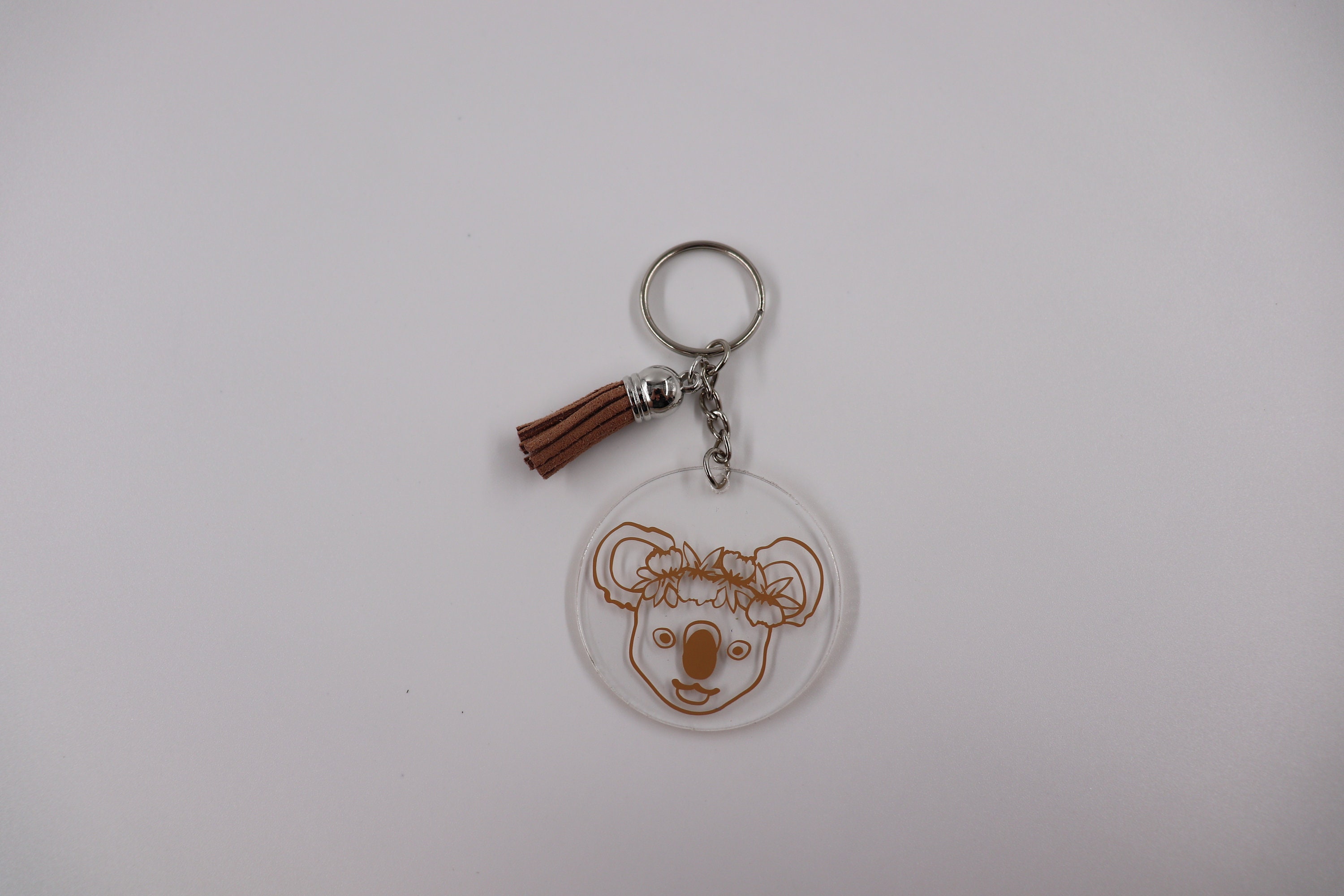 Koala keychain koala key chain round keychain Etsy