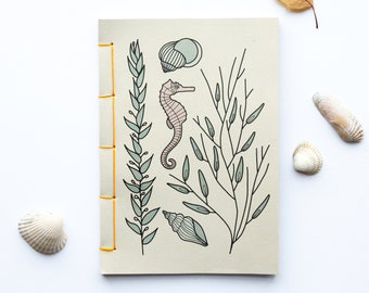 Sustainable notebook with grass paper pages, DINA5