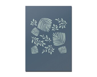 Poster DIN A5 and DIN A4 on recycled paper, Botanical 12