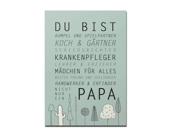 Rotberta postcard You are Dad, DIN A6