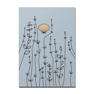 Poster DIN A5 und DIN A4 auf Recyclingpapier, Meer 2