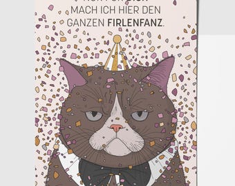 Postcard Cat, For you all the frills