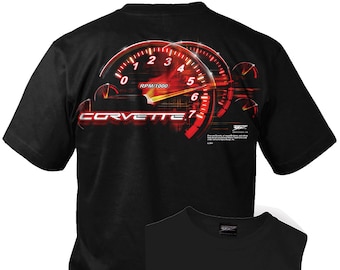Wicked Metal Corvette shirt - Redline - C5 Corvette