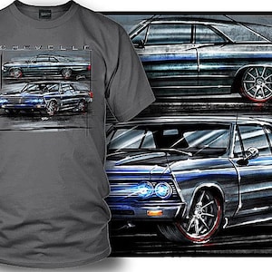 1966 Chevelle Distressed Shirt - Muscle Car T-Shirt - 1966 Chevelle