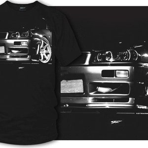 Skyline R34 GT-R T Shirt - Wicked Metal - Etsy