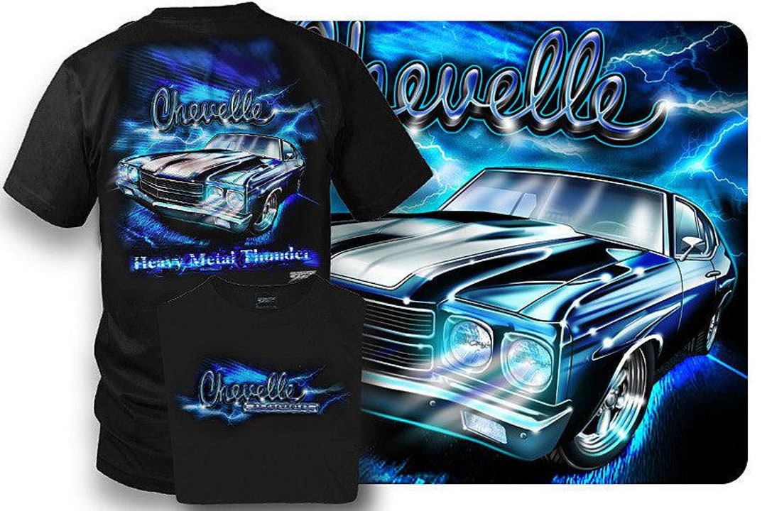Ford T Shirt Men's 1971 Chevrolet Chevelle American Muscle Car T
