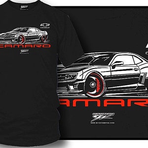 Camaro 5th Gen Stylized - 2010s Camaro - Chevy Camaro t shirt - Wicked Metal