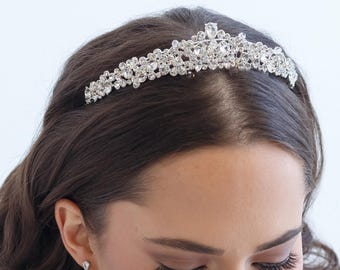 Bridal Tiara Crystal, Wedding Tiara, Crystal Wedding Tiara, Wedding Tiara, Victoria Crystal Tiara