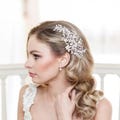 Bridal Hair Comb, Crystal Bridal Clip, Bridal Comb Crystal, Wedding Crystal Hair Comb, Hair Comb, Wedding Accessory, Aurora Pearl Clip