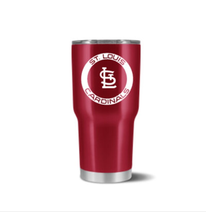 Saint Louis Cardinals Baseball Custom Tumbler Baseball Etsy