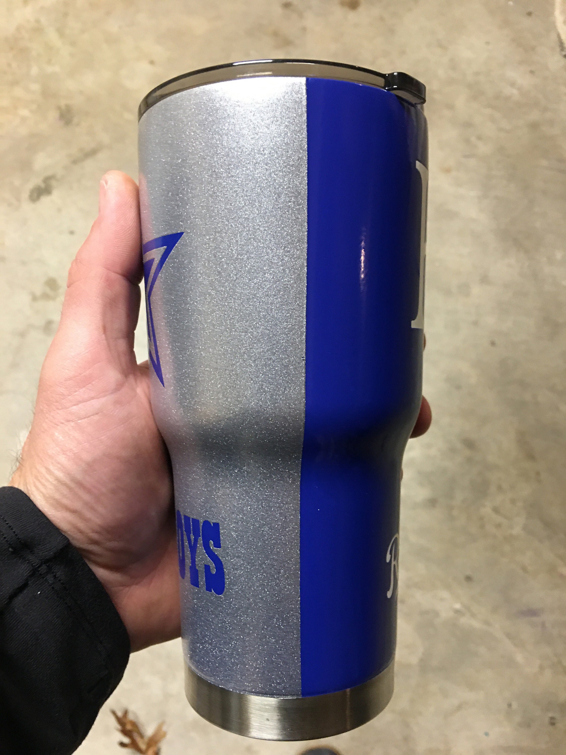 Split Team Yeti Style Tumbler You Pick Favorite Teams Etsy