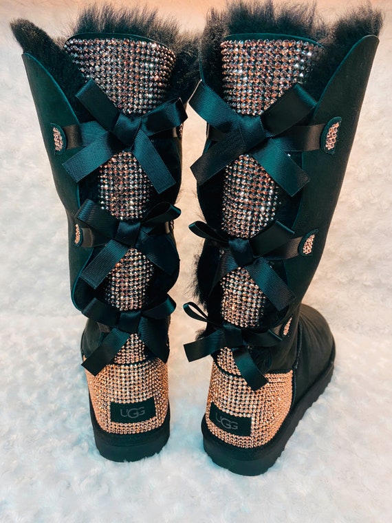 women's tall bailey bow uggs
