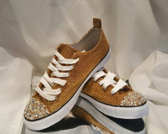 wedding converse gold