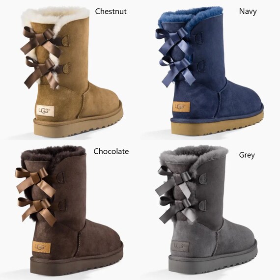 Bling Ugg Bailey Bogen II, benutzerdefinierte Kastanie Ugg Boots Swarovski Crystal Bling australischen Fell Stiefel, Schneestiefel, Bling Stiefel für Bling Ugg Bailey Bogen II, benutzerdefinierte Kastanie Ugg Boots Swarovski Crystal Bling australischen Fell Stiefel, Schneestiefel, Bling Stiefel für