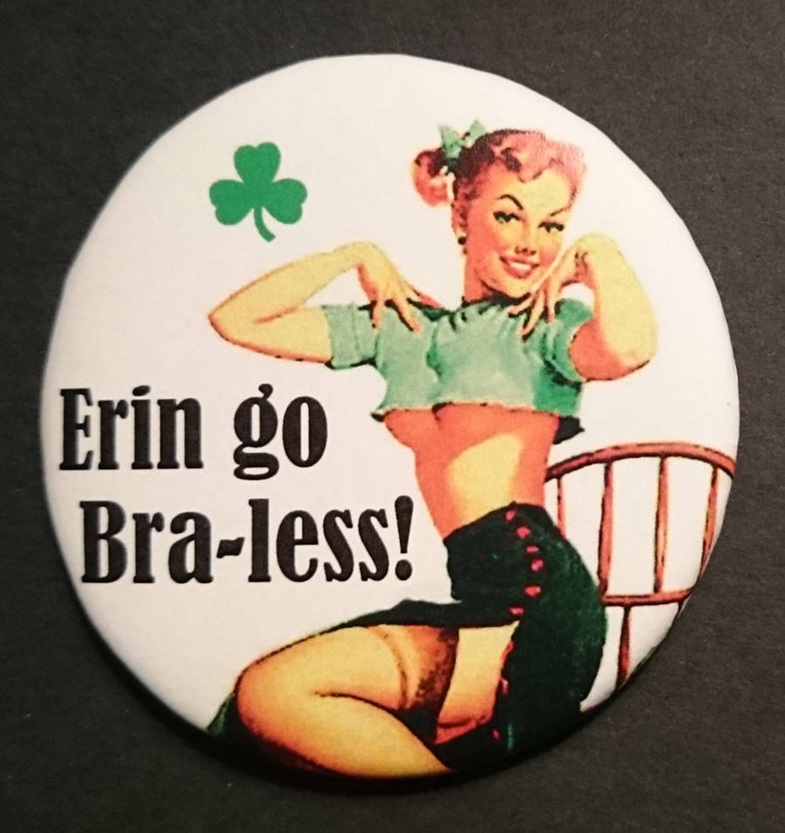 happy st patricks day erin go braless meme