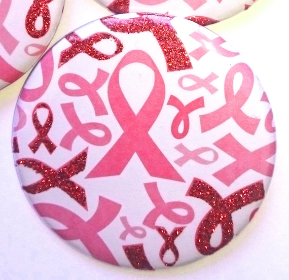 Breast Cancer Button Awareness Survivor Pink Ribbon Susan G. Komen Womens  Health Race for the Cure Mammogram Prevention October Magnet - Etsy