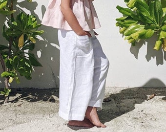 Linen culottes for girl | Different colors