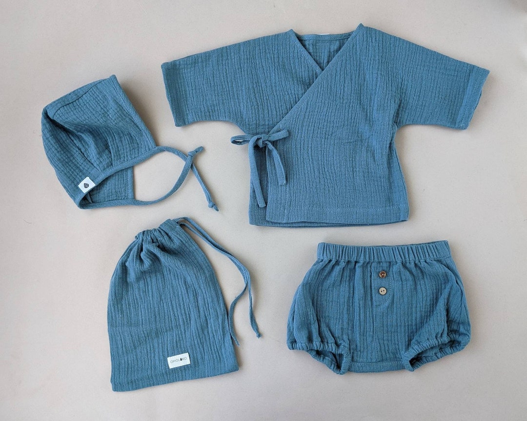 Newborn Baby Set, Muslin Set for Boy, Baby Shower Gift Set, From Birth ...